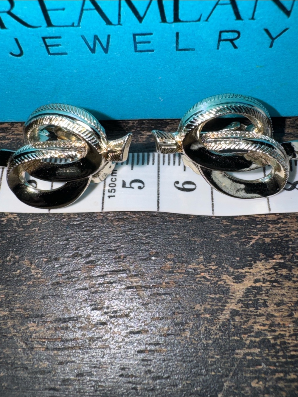 Silver-Tone Knotted Coro Clip-On Earrings
